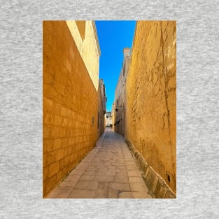 Mdina, Malta, Side Street T-Shirt